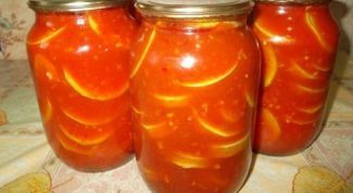 Заготовки на зиму: острые кабачки в томатном соусе