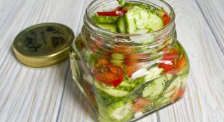 Как сделать консервированный салат из огурцов на зиму