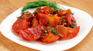Как приготовить быстрые помидоры по-корейски