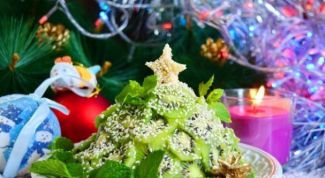 Простой салат "Новогодняя елка"