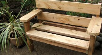 Как сделать садовую скамейку своими руками