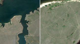 Самые странные и необычные места на карте Google Earth 
