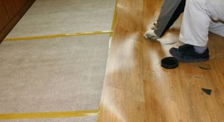 Как удалить старый линолеум или ковровое покрытие