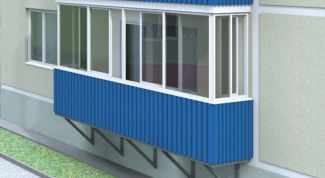 Балкон из металлопрофиля снаружи: 5 этапов отделки