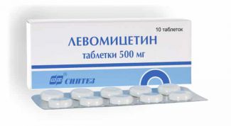 Левомицетина таблетки: инструкция по применению, показания, цена
