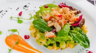 Салат с крабами и авокадо: лучшие рецепты