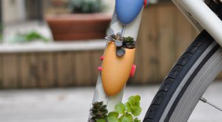 Цветочный велосипед