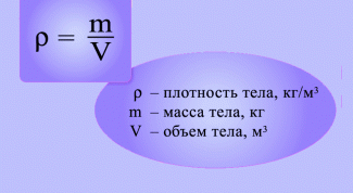 Картинка по теме - как найти плотность вещества