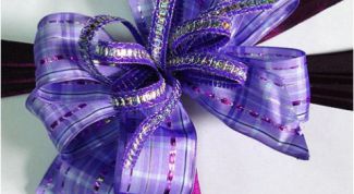 Картинка по теме - как сделать бант из ленты