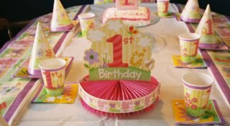 Картинка по теме - как украсить стол на детский праздник