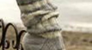 Картинка по теме - как связать пятку на спицах