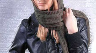 Картинка по теме - как связать капюшон