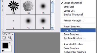 Картинка по теме - как загрузить кисти
