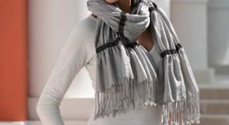 Картинка по теме - как завязывать палантин