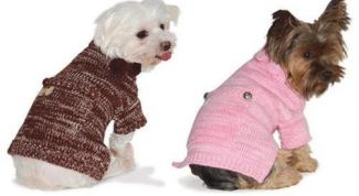 Картинка по теме - как связать собаке комбинезон