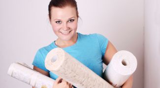 Картинка по теме - как клеить обои на стену