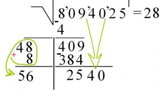 Картинка по теме - как найти корень числа