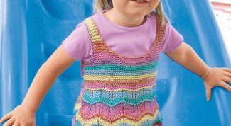 Картинка по теме - как связать сарафан
