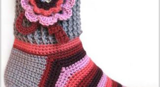 Картинка по теме - как связать крючком носки