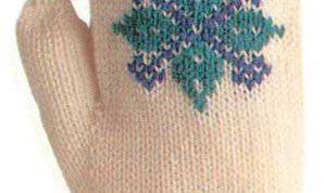 Картинка по теме - как связать рукавицы