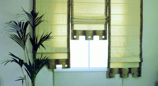 Картинка по теме - как сшить самим римские шторы