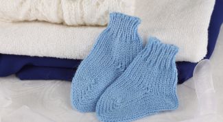 Картинка по теме - как вязать пятку носка спицами