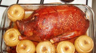 Картинка по теме - как готовить утку с яблоками