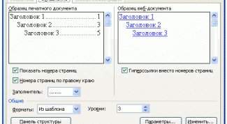 Картинка по теме - как создать оглавление