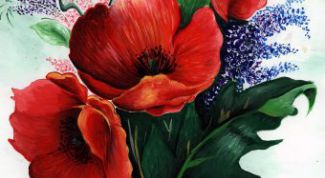 Картинка по теме - как нарисовать мак