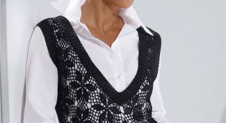 Картинка по теме - как связать жилет