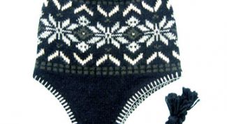 Картинка по теме - как связать шапку-ушанку