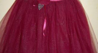 Картинка по теме - как сшить юбку из фатина