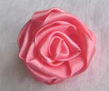 Картинка по теме - как сделать из ленты цветок