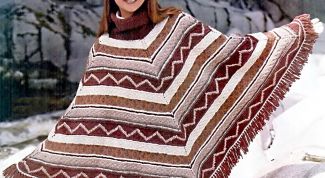 Картинка по теме - как вязать пончо