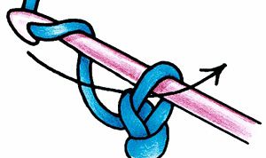 Картинка по теме - как вязать воздушные петли