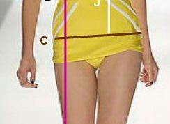 Картинка по теме - как измерить длину ног