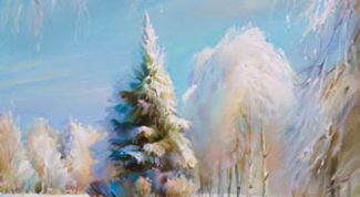 Картинка по теме - как нарисовать зиму