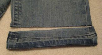 Картинка по теме - как подшить джинсы