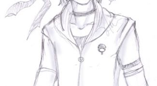 Картинка по теме - как нарисовать саске