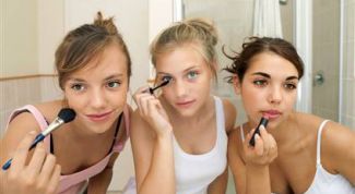 Картинка по теме - как накраситься в школу