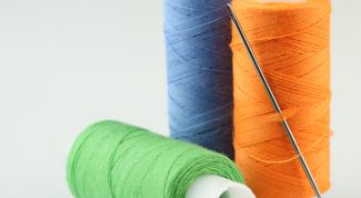 Картинка по теме - как вставить нитку 