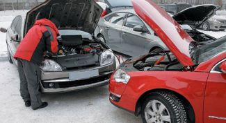 Картинка по теме - как завести машину-автомат в мороз