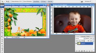 Картинка по теме - как вставить в рамку фотографию в фотошопе