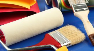 Картинка по теме - как покрасить обои