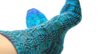 Картинка по теме - как вязать носки на 5 спицах