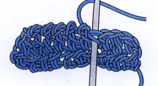 Картинка по теме - как вязать крючком столбик без накида