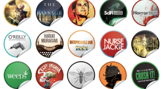 Картинка по теме - как клеить наклейки