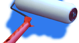 Картинка по теме - как красить потолки валиком