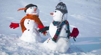 Картинка по теме - как лепить снеговика