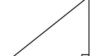 Картинка по теме - как найти гипотенузу при известном катете